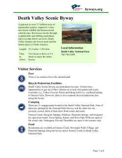 Death Valley Scenic Byway - Print-n-Go