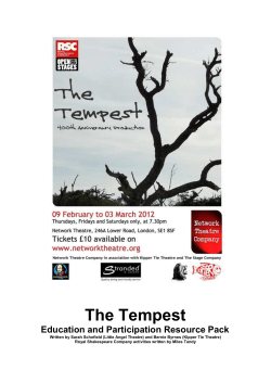 The Tempest - Network Theatre Company