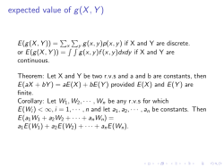 expected value of g(X,Y)