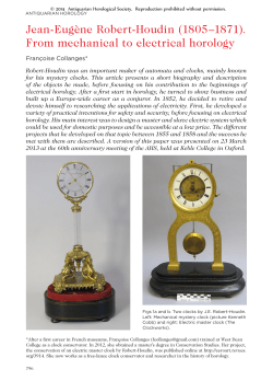 Jean-Eug&egrave;ne Robert-Houdin (1805&ndash;1871). From mechanical to