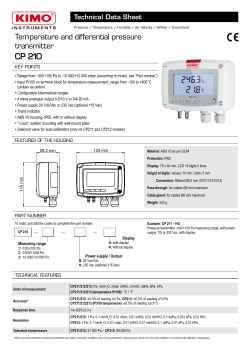 CP 210 - Elma Instruments