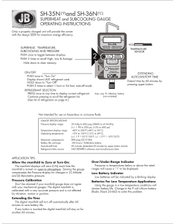 SH-35N(°F)and SH-36N(°C)