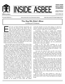 Inside ASBEE Rosh Hashana 5753 - Anshei Sphard Beth El Emeth