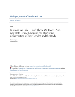 Passions We Like&hellip; and Those We Don`t: Anti