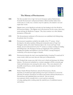 The History of Provincetown