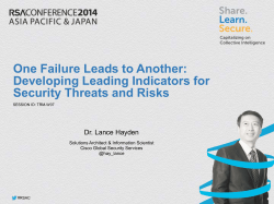 One Failure Leads to Another: Developing Leading Indicators for