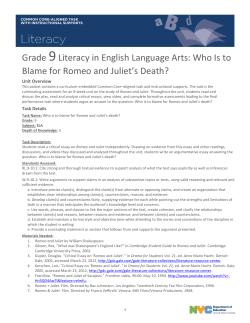 Grade 9 Literacy in English Language Arts