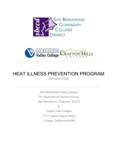 heat illness prevention program