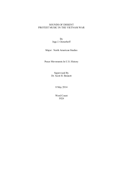 SOUNDS OF DISSENT PROTEST MUSIC IN THE