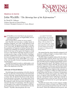 Knowing Doing - CS Lewis Institute