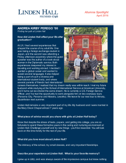 ANDREA KIRBY PEREGO `00&mdash;April 2016