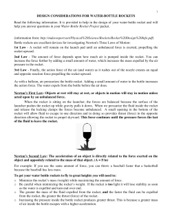 How to Build a Bottle Rocket