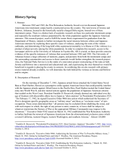 Thesis Proposal for BA in History - Undergraduate Research