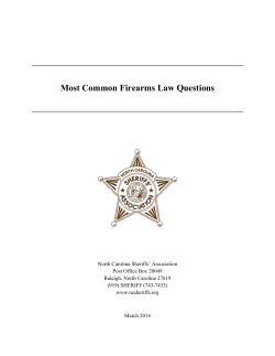 Most Common Firearms Law Questions