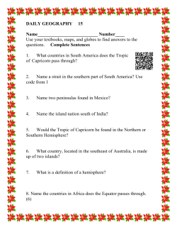 Daily Geography 15
