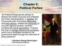Chapter 6: Political Parties