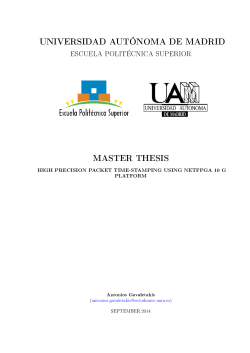 universidad aut&oacute;noma de madrid master thesis