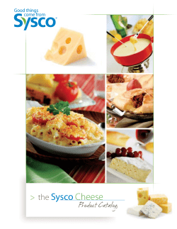the Sysco Cheese