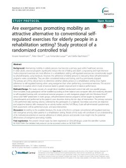 Are exergames promoting mobility an attractive
