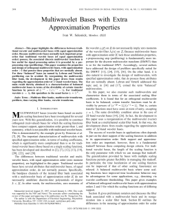 Multiwavelet Bases With Extra Approximation Properties