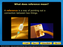 Using Clear Pronoun Reference