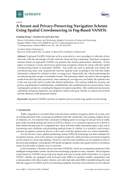 A Secure and Privacy-Preserving Navigation Scheme Using Spatial