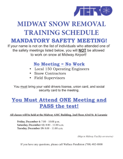 midway snow removal training schedule