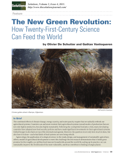 The New Green Revolution