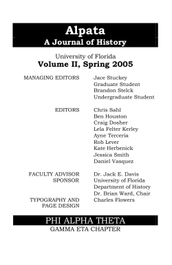 Alpata2005 ( PDF ) - Department of History