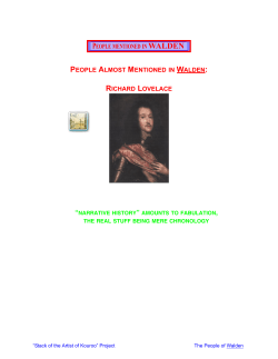 Richard Lovelace - Kouroo Contexture