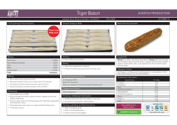 Tiger Baton - Tesco Bakery Online