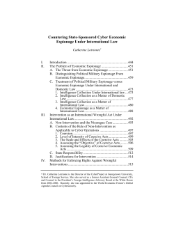 Countering State-Sponsored Cyber Economic Espionage Under