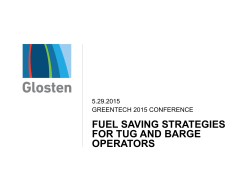fuel saving strategies for tug and barge operators