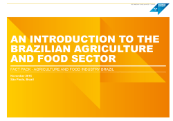 an introduction to the brazilian agriculture and
