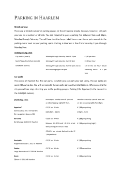 parking in haarlem - Joops City Centre Hotel, Haarlem