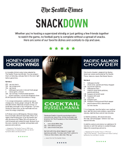 snackdown - The Seattle Times Company