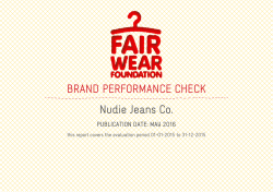 Fair Wear - Nudie Jeans