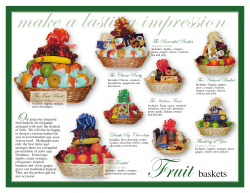 Fruit baskets - McQuade`s Marketplace