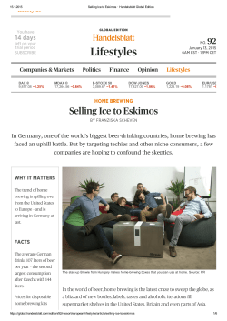 Lifestyles - Brauf&auml;sschen