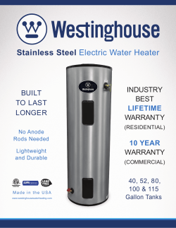 Stainless Steel electric water Heater
