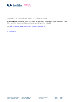 Marjanen, K. (2016) The Carneval of th