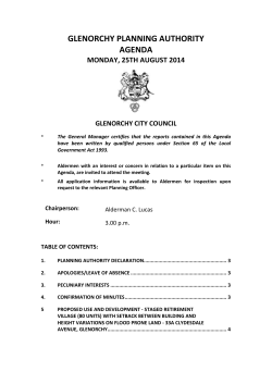 Agenda - Glenorchy City Council