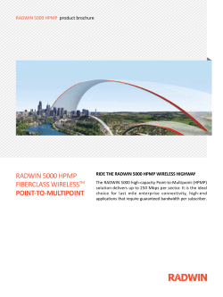 RADWIN 5000 HPMP FIBERCLASS WIRELESSTM POINT