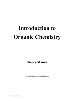 An Introduction to Organic Chemistry