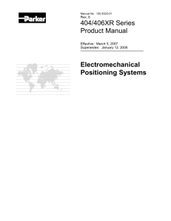 404XR Product Manual
