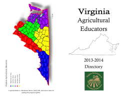 Agricultural Educators - Virginia Beginning Farmer and Rancher