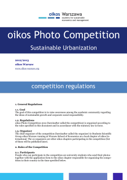 oikos Photo Competition