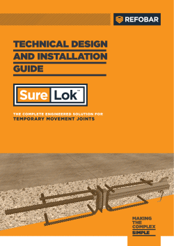 TECHNICAL DESIGN AND INSTALLATIoN GUIDE