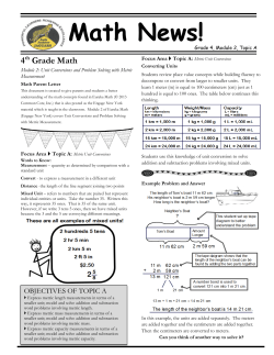 Math News! - Colchester Public Schools