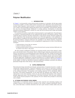 Polymer Science And Technology
